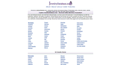 Desktop Screenshot of jewelrydatabase.com